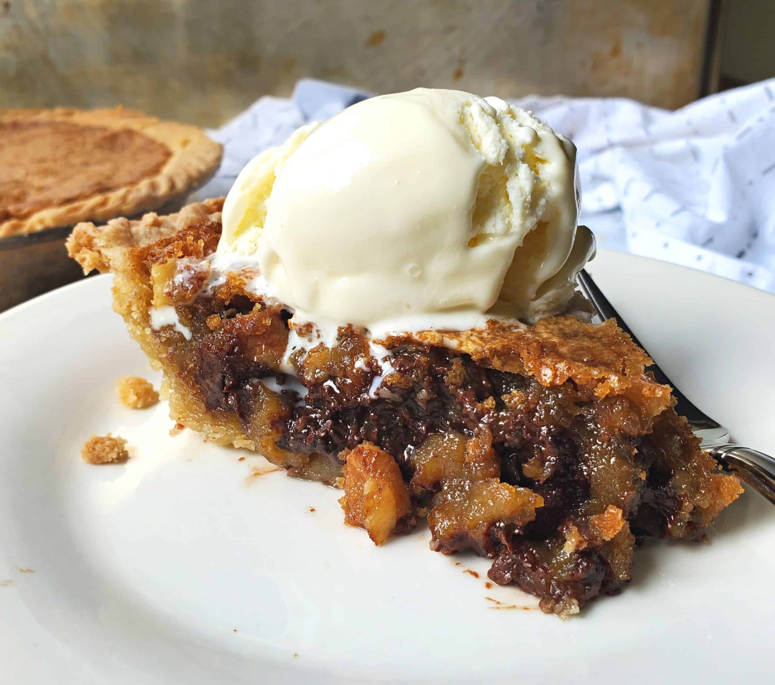 Bourbon Walnut Chocolate pie
